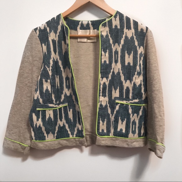 Anthropologie Souvenir ed Staci Woo Ikat Coat-S - Picture 2 of 8